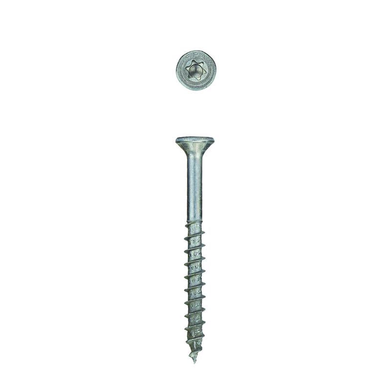SPAX Multi-Material No. 14 Label X 2-1/2 in. L T30+ Flat Head Serrated Construction Screws, Pack of 5