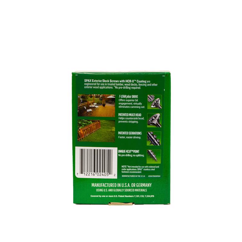 SPAX Multi-Material No. 14 Label X 2 in. L T30+ Flat Head Serrated Construction Screws