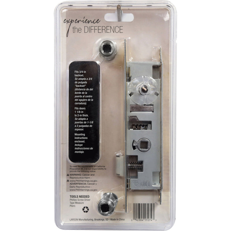 Larson Screen Away Bright Brass Gold Zinc Mortise Latch 1 pk