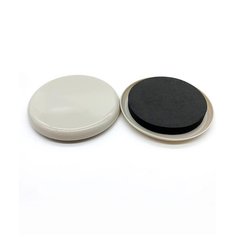 Projex Beige 3-1/2 in. Adhesive Carpet Sliding Discs 4 pk