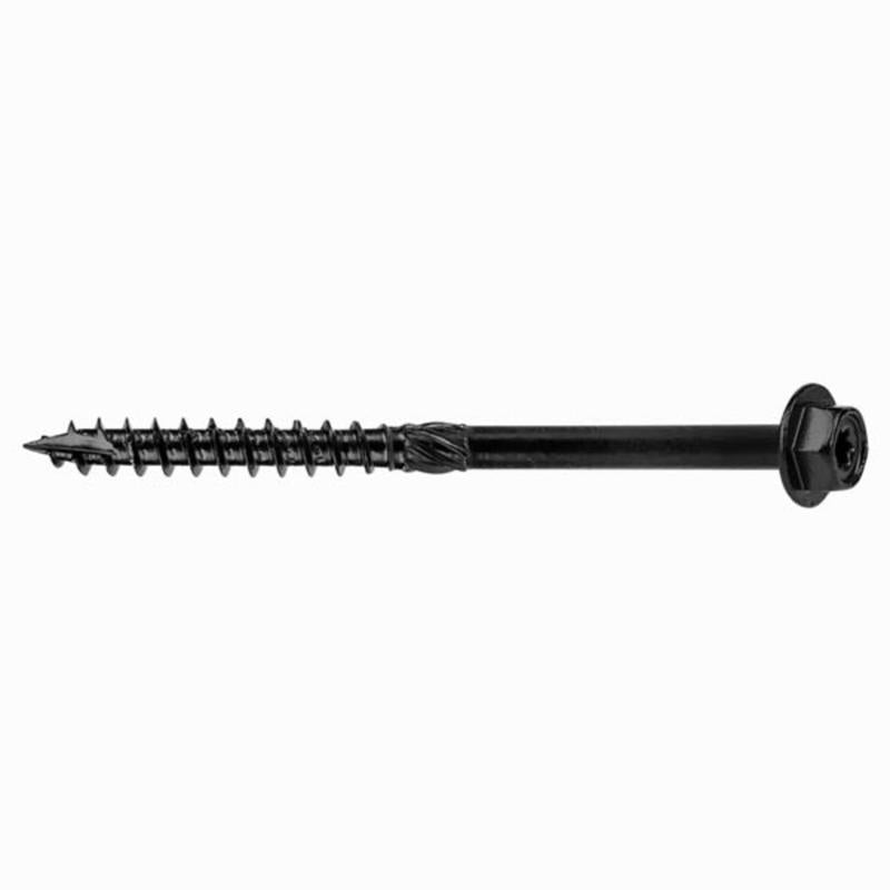 Grip-Rite No. 9 wire X 2-1/2 in. L Star Hex Washer Head Coarse Structural Screws