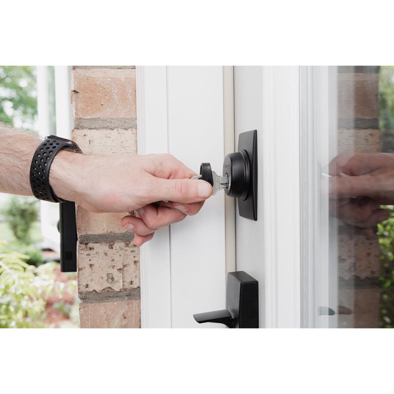 KeySmart Stainless Steel Black Minimalist Key Holder