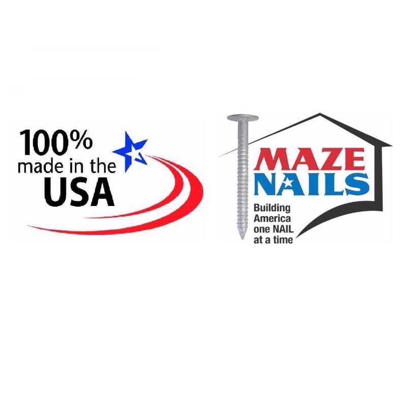 Maze Nails 1.5 in. Masonry Heat Treated Carbon Steel Nail Flat Head 1 lb