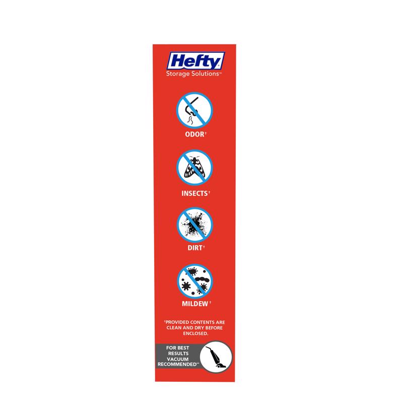 Hefty Shrink-Pak Clear Jumbo Vacuum Cube Storage Bags, Pack of 3