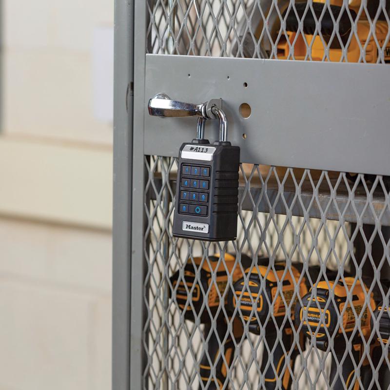 Master Lock 5.43 in. H X 1.71 in. W X 2.43 L Metal Single Locking Bluetooth Bluetooth Padlock