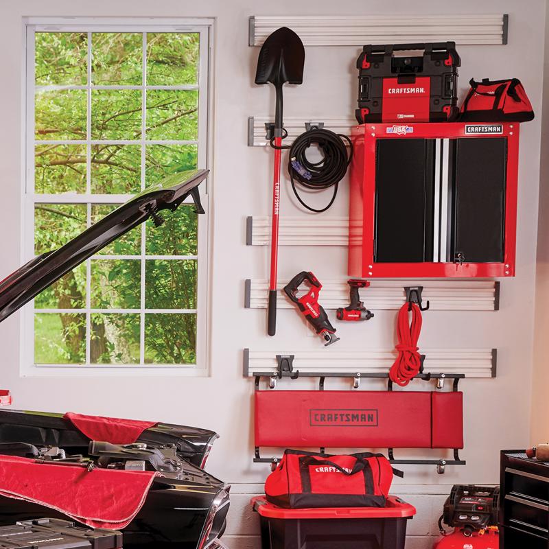 Craftsman Versatrack Black Steel Ladder Hook 50 lb. cap. 1 pk, Pack of 6