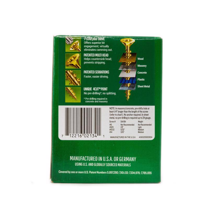 SPAX Multi-Material No. 10 in. X 3-1/2 in. L T-20+ Flat Head Serrated Construction Screws