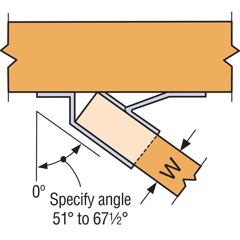 Simpson Strong-Tie 9.13 in. H X 2 in. W 16 Ga. Galvanized Steel Joist Hanger