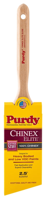 Purdy 144152925 Trim Brush, Hardwood Handle, 2-1/2 in W, Nylon Bristle, Fluted Handle