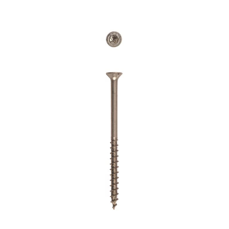 SPAX Multi-Material No. 10 Label X 3 in. L Star Flat Head Serrated Construction Screws