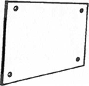 Air King SP2436W Range Hood Backsplash, 24 in H x 36 in W Dimensions, Cold Rolled Steel, Powder-Coated