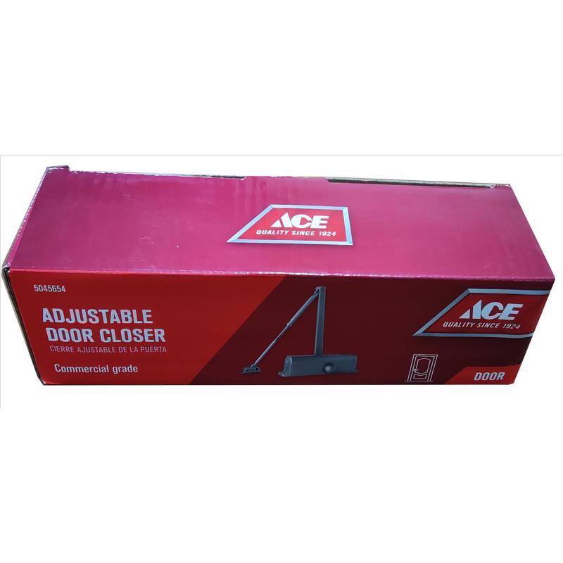 Ace Silver Aluminum Pneumatic Adjustable Door Closer