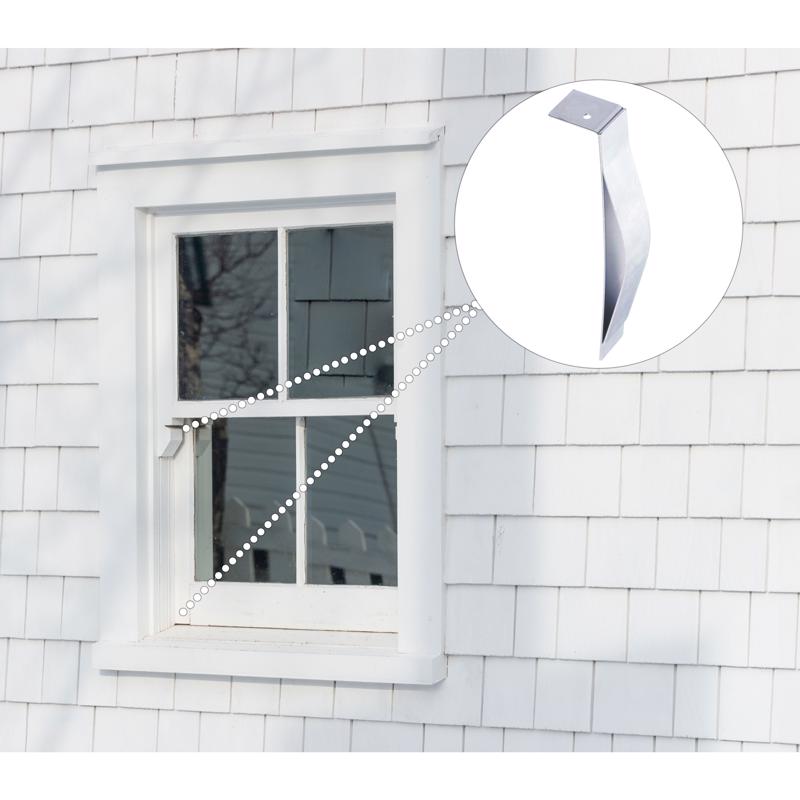 Ace Gray Steel Flat Window Spring 4.875 in. H 2 pk