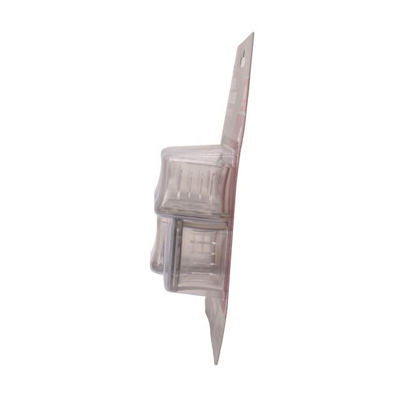 Ace Gray Push-On Plastic Chair Glide 4 pk