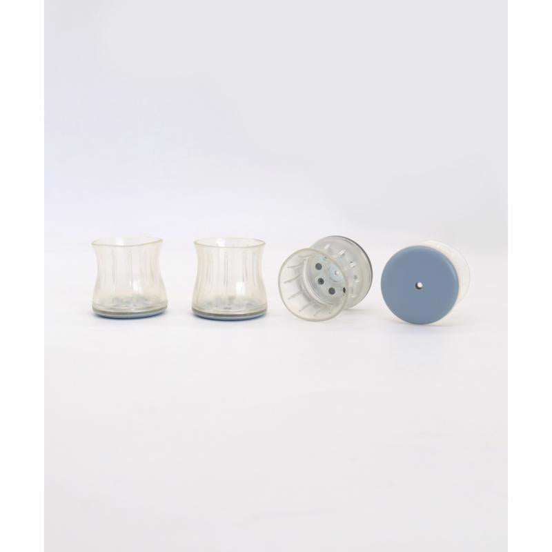 Ace Gray Push-On Plastic Chair Glide 4 pk