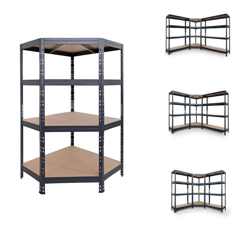 Ar Shelving Garage Corner 71 in. H X 35 in. W X 18 in. D Metal Shelving Unit