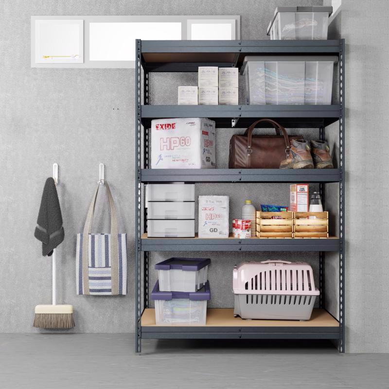 Ar Shelving Heavy Duty 71 in. H X 47.4 in. W X 24 in. D Metal Shelving Unit