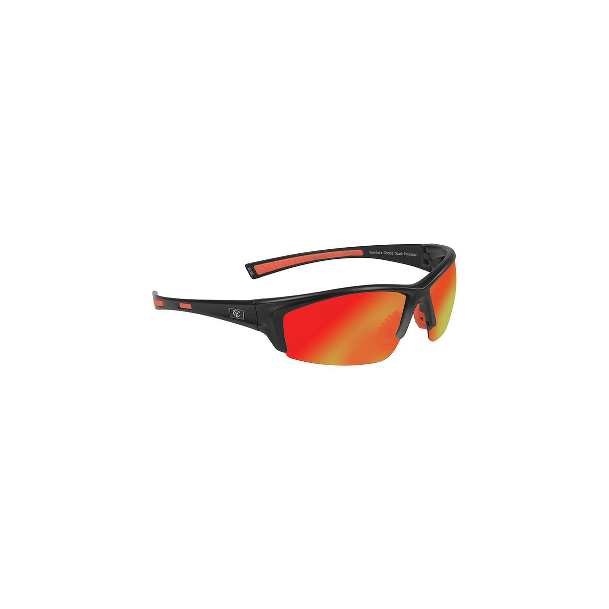 Yachter's Choice 44056 ″Ozark″ Polarized SunglassesRed Mirror / Orange Accent Frame
