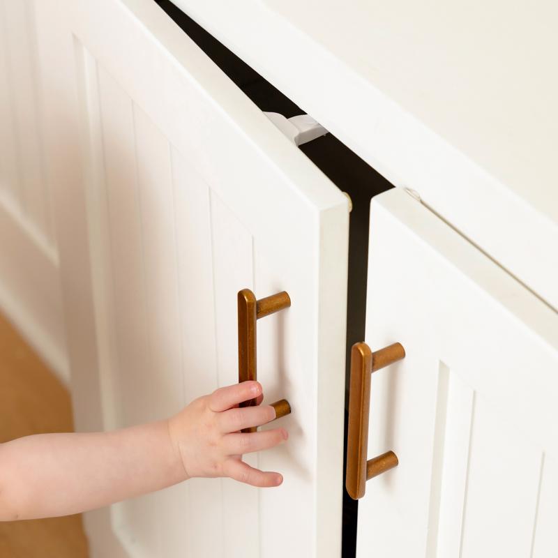 Regalo White Plastic Cabinet Locks 12 pk