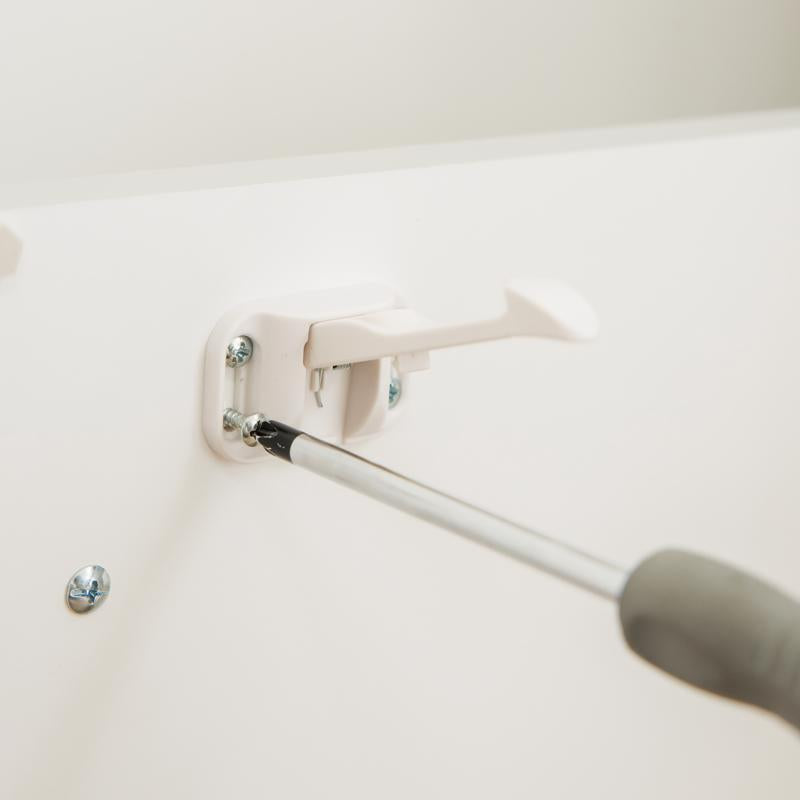 Regalo White Plastic Cabinet Locks 12 pk