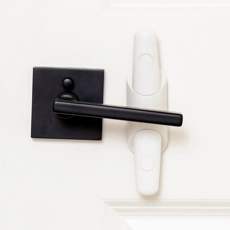 Regalo White Plastic Lever Handle Lock 1 pk