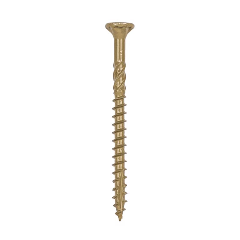 GRK Fasteners No. 8 in. X 2 in. L Star Climatek W-Cut Wood Screws 110 pk
