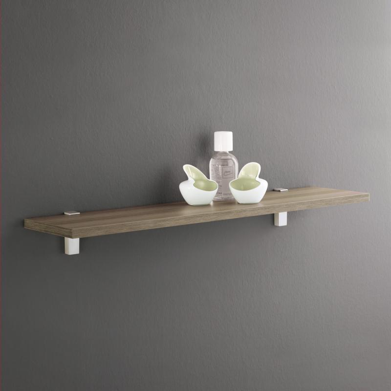 Dolle Lite .75 in. H X 23.6 in. W X 7.9 in. D Driftwood Wood Shelf Board, Pack of 2