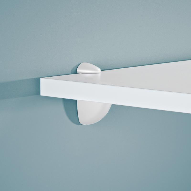 Dolle 3 in. H X 1 in. W X 1.6 in. D White Metal Shelf Clips, Pack of 5