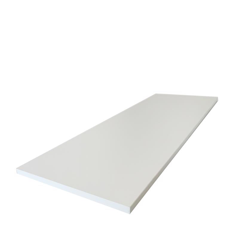 NB 0.63 in. H X 10 in. W X 23.6 in. D White Wood Shelf Board, Pack of 5