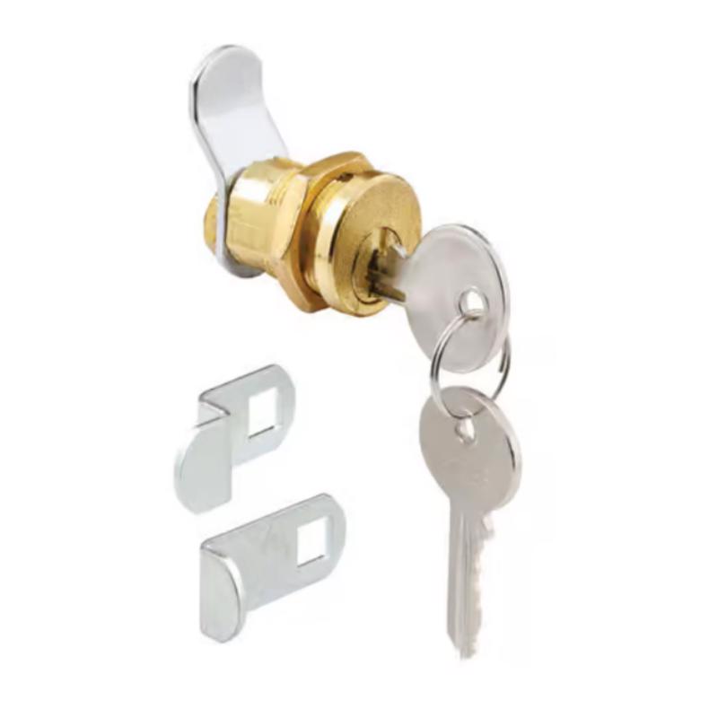 ATC Brass Plated Steel Counter Clockwise Mailbox Lock 2, Pack of 6