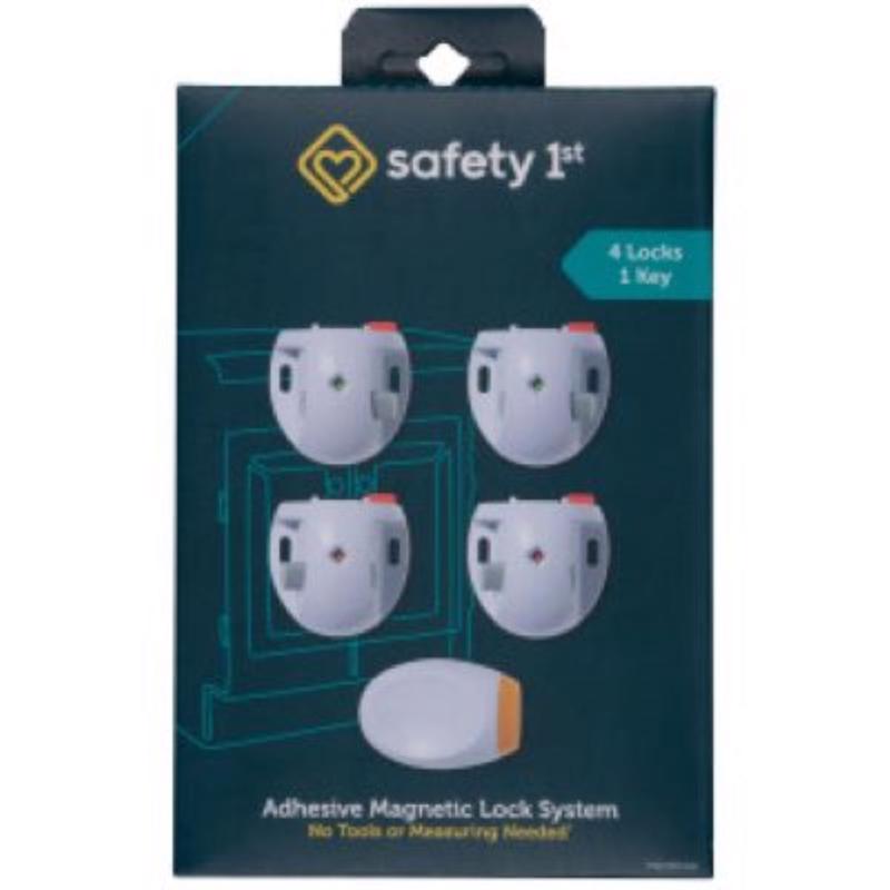 Safety 1st White Plastic Cabinet Locks 5 pk, Pack of 2