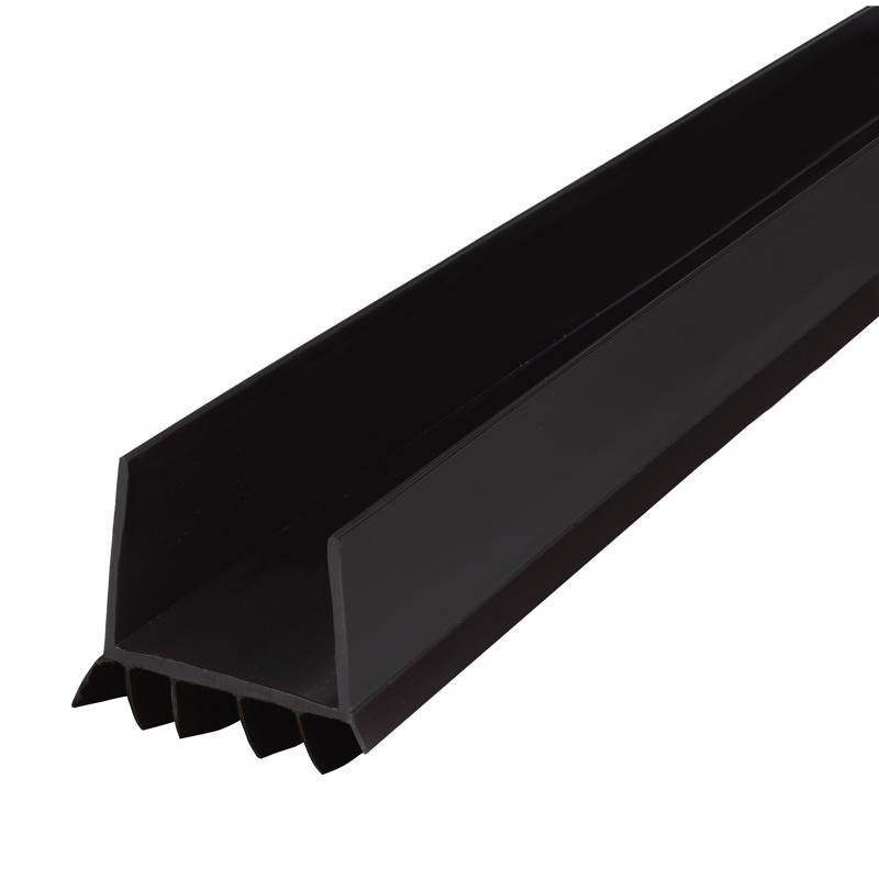 M-D Building Products Black Vinyl Under Door Seal For Doors 36 in. L X 1.75 in.