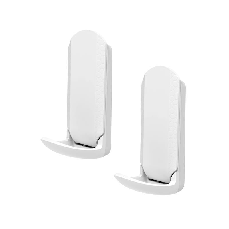 Gator Magnetics MINI White Metal/Steel Magnetic Hooks 15 lb. cap. 2 pk, Pack of 6