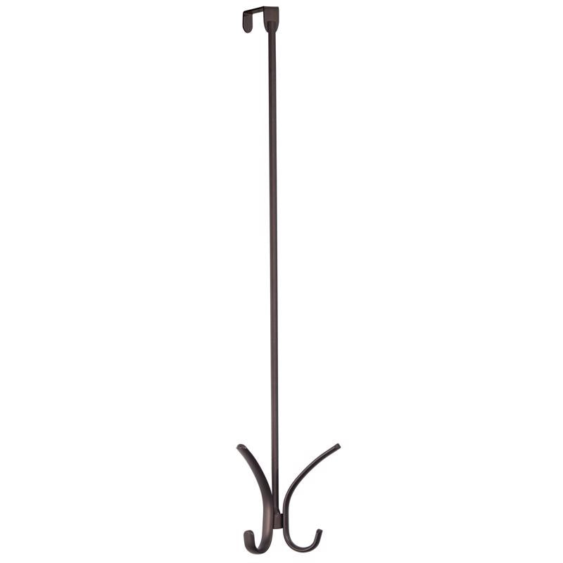 iDesign 2.5 in. H X 7.2 in. W X 25.75 in. L Steel Over The Door Hanger Holder, Pack of 4