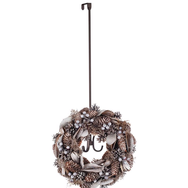 iDesign 2.5 in. H X 7.2 in. W X 25.75 in. L Steel Over The Door Hanger Holder, Pack of 4
