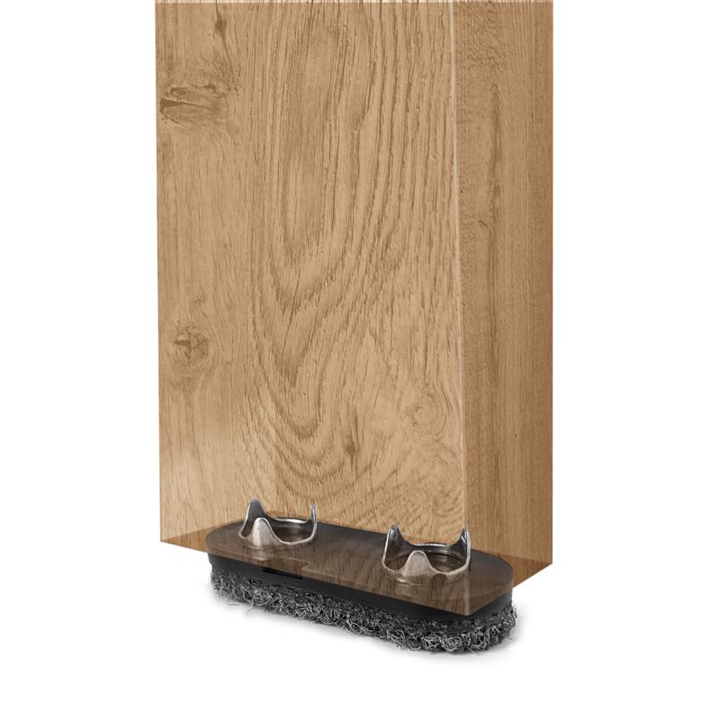 Slipstick Gorilla Outdoor Gray Tap-On Marine Grade Berber Chair Glide 8 pk, Pack of 6