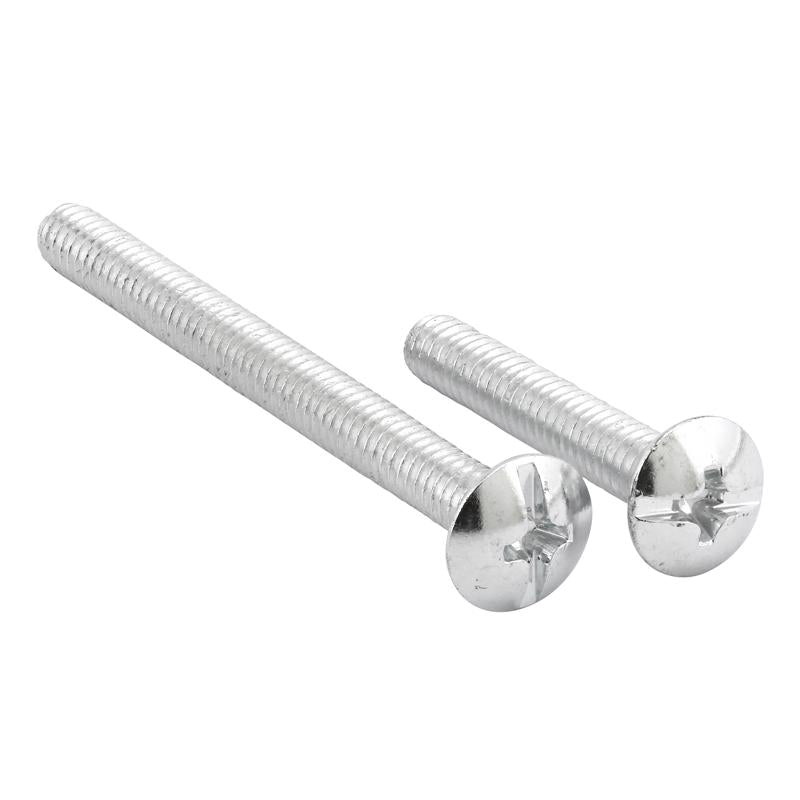Prime-Line 1-11/16 in. D X 1-3/8 in. L Black Metal Bi-Fold Door Knob 1 pc