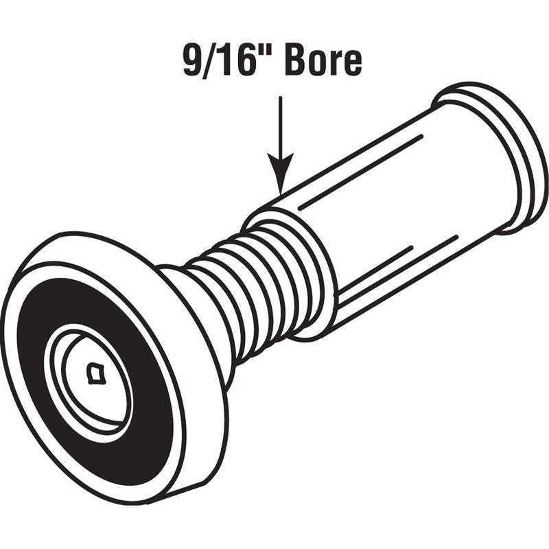 Prime-Line Solid Brass Door Repair Kit 1 pc, Pack of 6