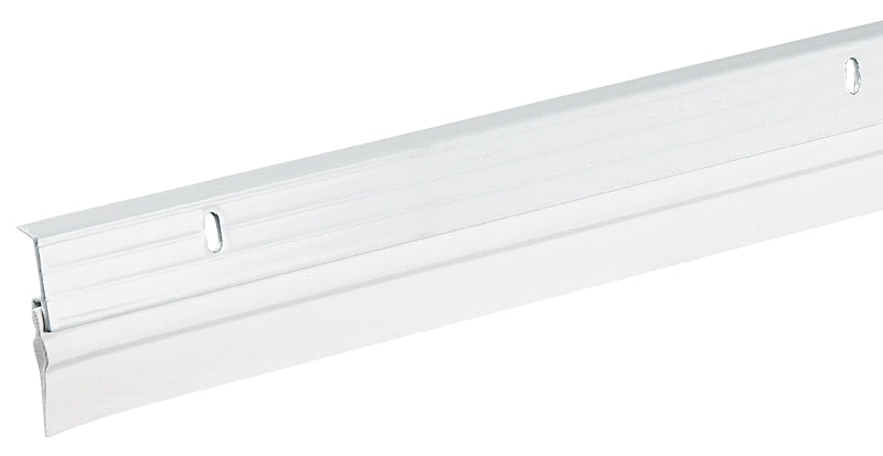 Frost King W59/36H Door Sweep, Aluminum Flange, Vinyl Insert, 36 in L, 1-5/8 in W