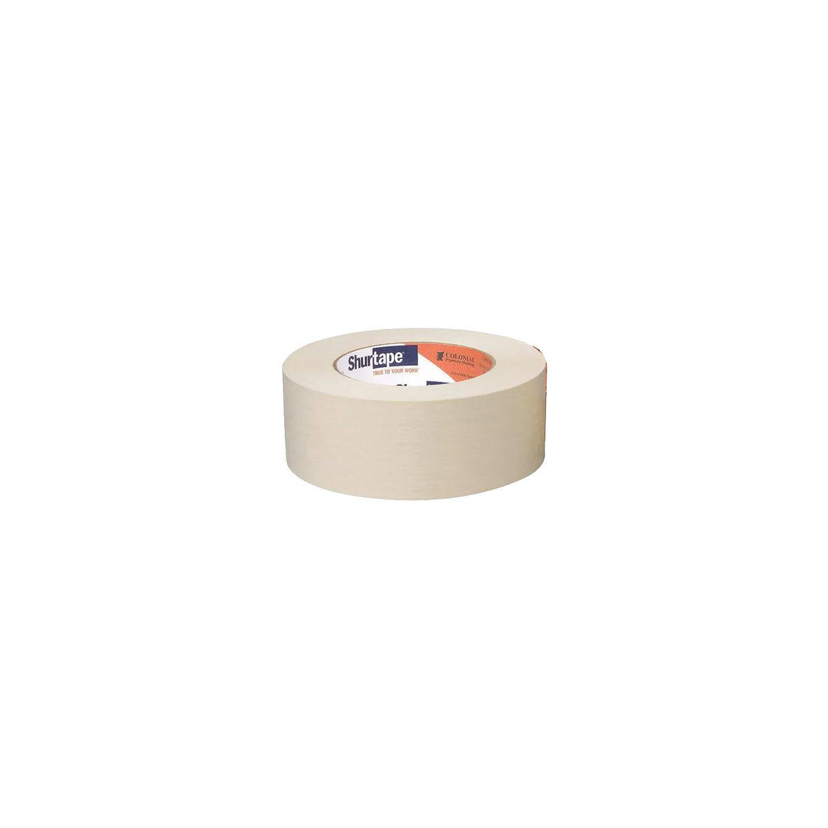 Shurtape 100743 Colonial Premium Grade, High Adhesion Masking Tape, 1″ x 180', Natural