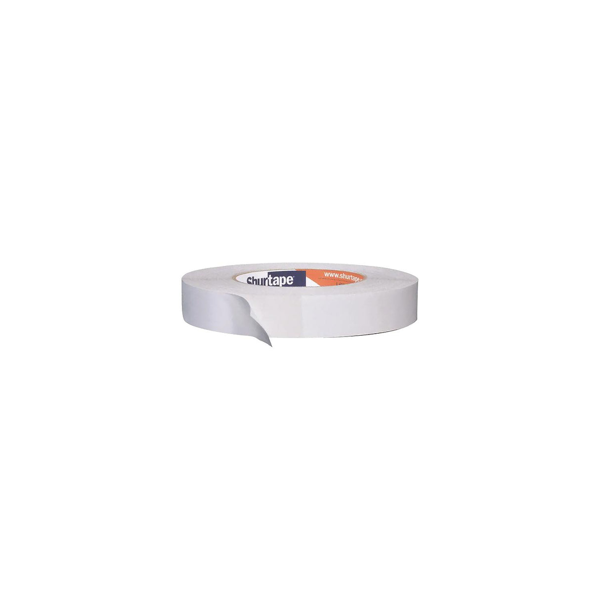 Shurtape 232264 Double Coated Polyester Film Tape, 1/2″ x 164', White