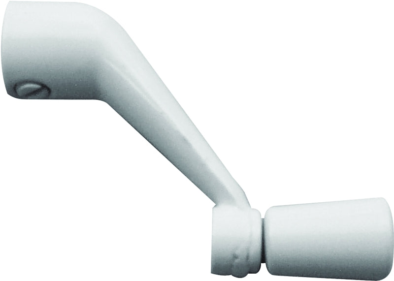 Prime-Line H 3713 Crank Handle, 2-11/16 in Projection, White, Zinc, Painted