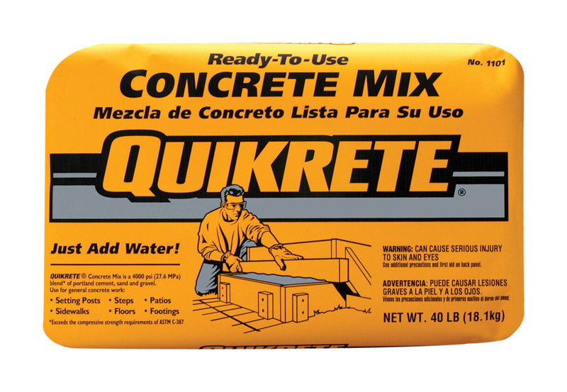 Quikrete Concrete Mix 40 lb Gray