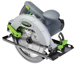 Genesis GCS130 Circular Saw, 13 A, 7-1/4 in Dia Blade, 2-7/16 in D Cutting, 45 deg Bevel