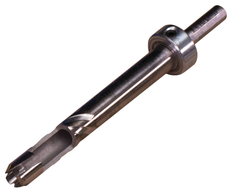 Kreg KPC1020 Drill Bit, 3/8 in Dia, 6 in OAL, Custom Plug Cutting, 3/8 in Dia Shank, Steel
