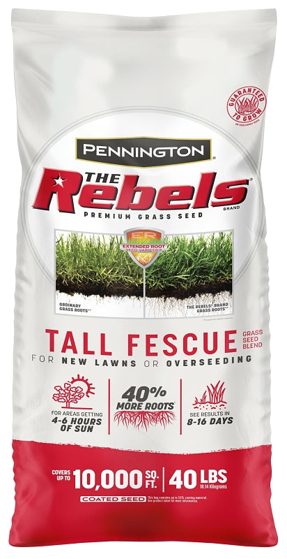 The Rebels 100543731 Grass Seed, 40 lb Bag