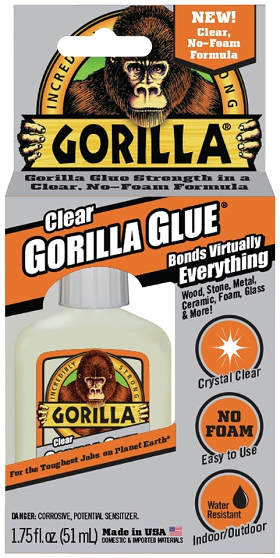 Gorilla 4500102 All Purpose Glue, Clear, 1.75 oz Bottle