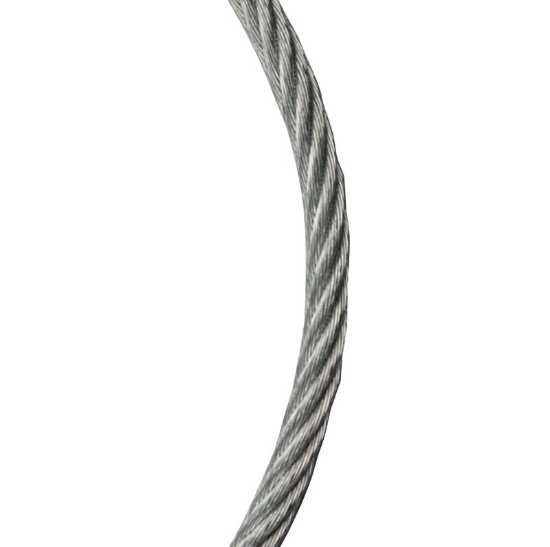 Koch 016122 Aircraft Cable, 1/8 in Dia, 250 ft L, 350 lb Working Load, Stainless Steel