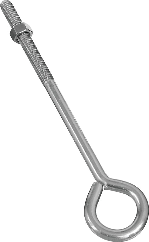 National Hardware N221-671 Eye Bolt, 3/8-16 Thread, Coarse Thread, 3 in L Thread, 1 in ID Dia Eye, 6.35 in L Shank