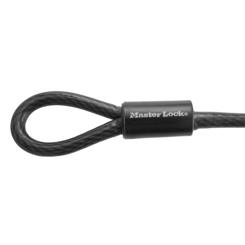 Master Lock 3/8 in. D X 48 in. L Vinyl Coated Steel Locking Cable